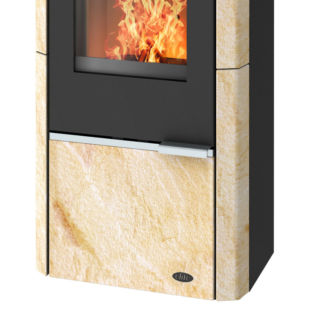 Poêle à bois Fireplace Elite Oregon E6904 pierre de sable 6,9 kW