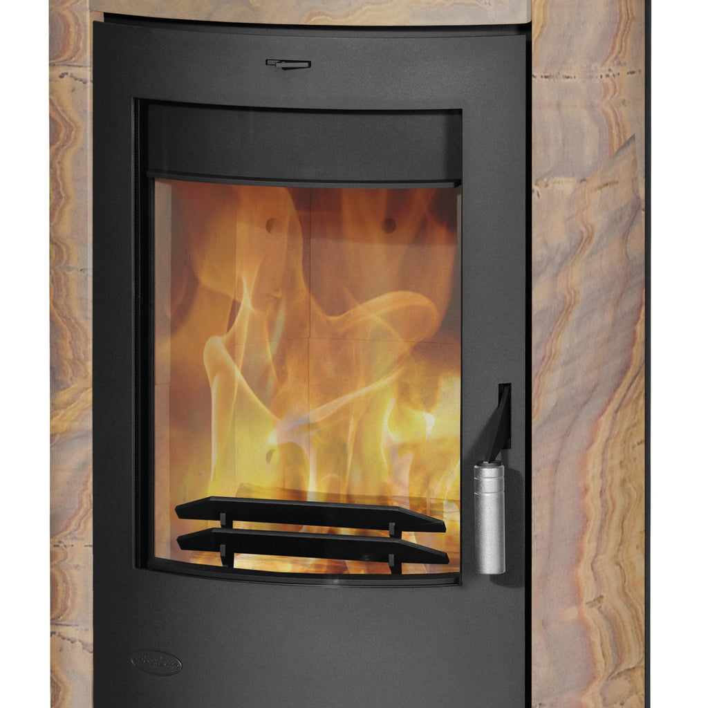Poêle à bois Fireplace Alicante K1266 acier noir pierre de sable 8,3 kW