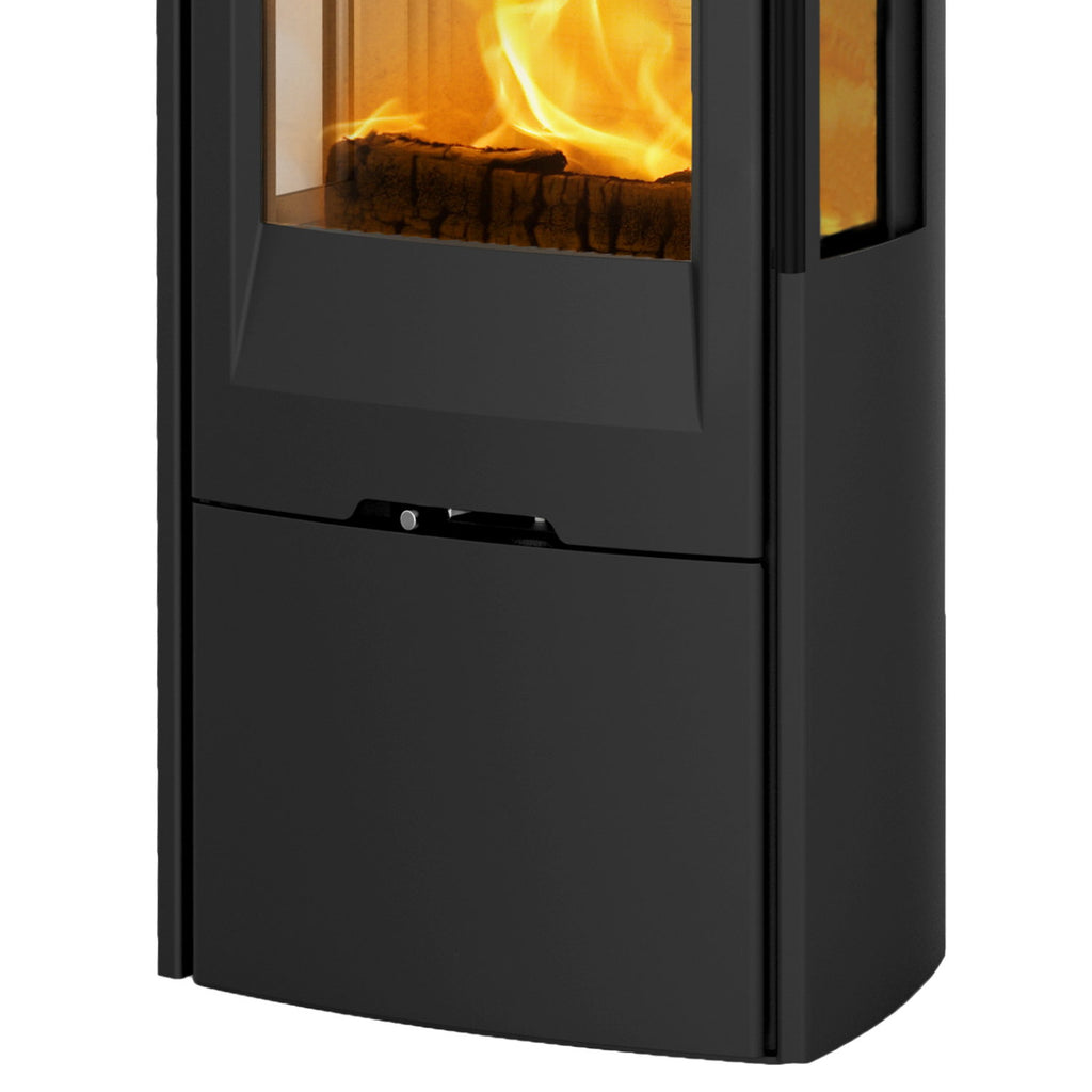 Poêle à bois TermaTech TT30G acier noir 6 kW