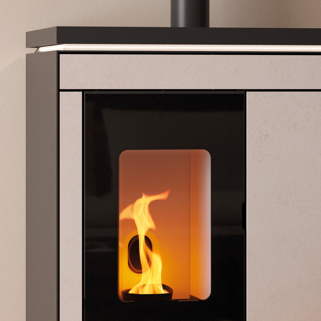 Poêle à granulés Olsberg Epana 6 kW – céramique blanche