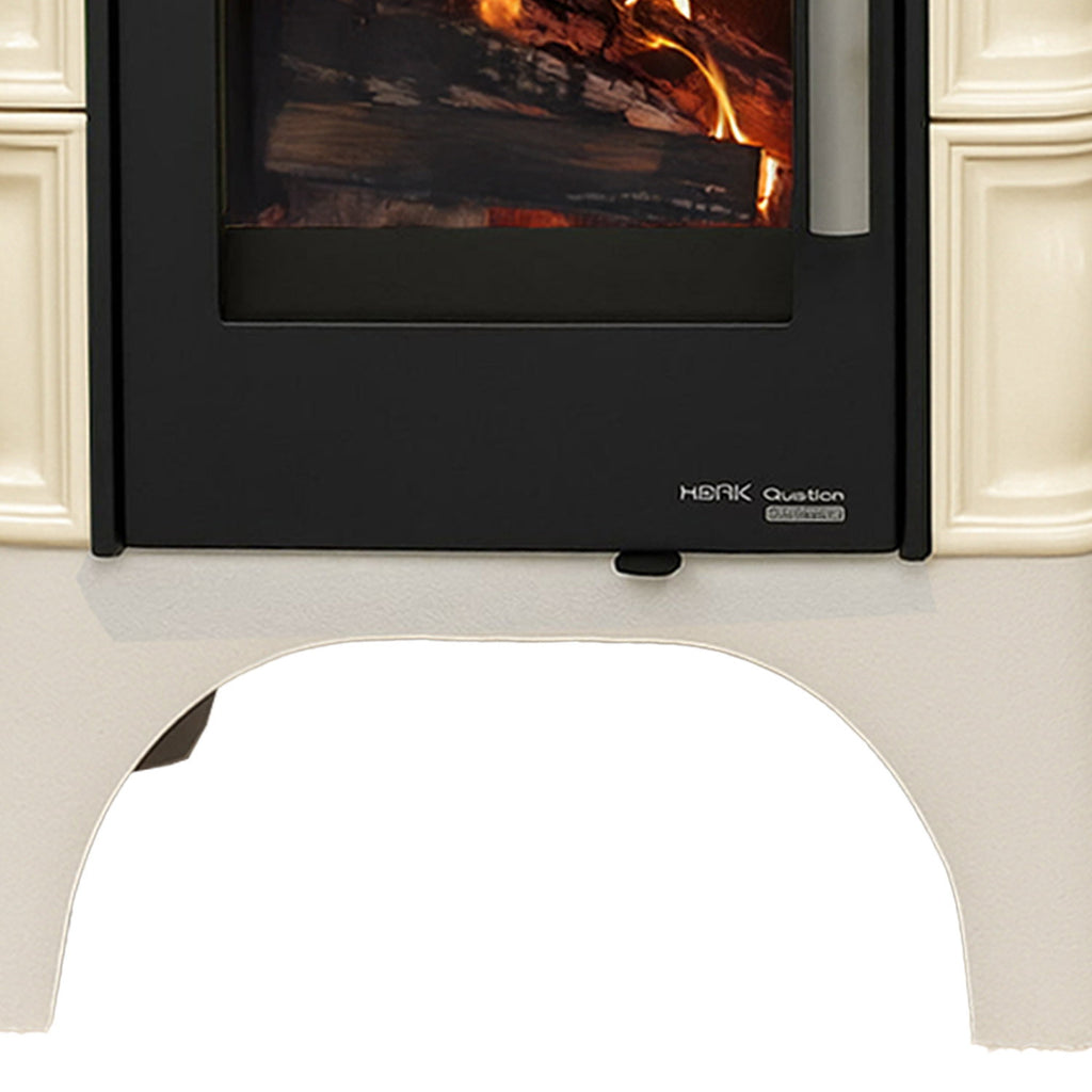 Poêle à bois Haas+Sohn Treviso III 246.37 perl-noir/ivoire 6,3 kW