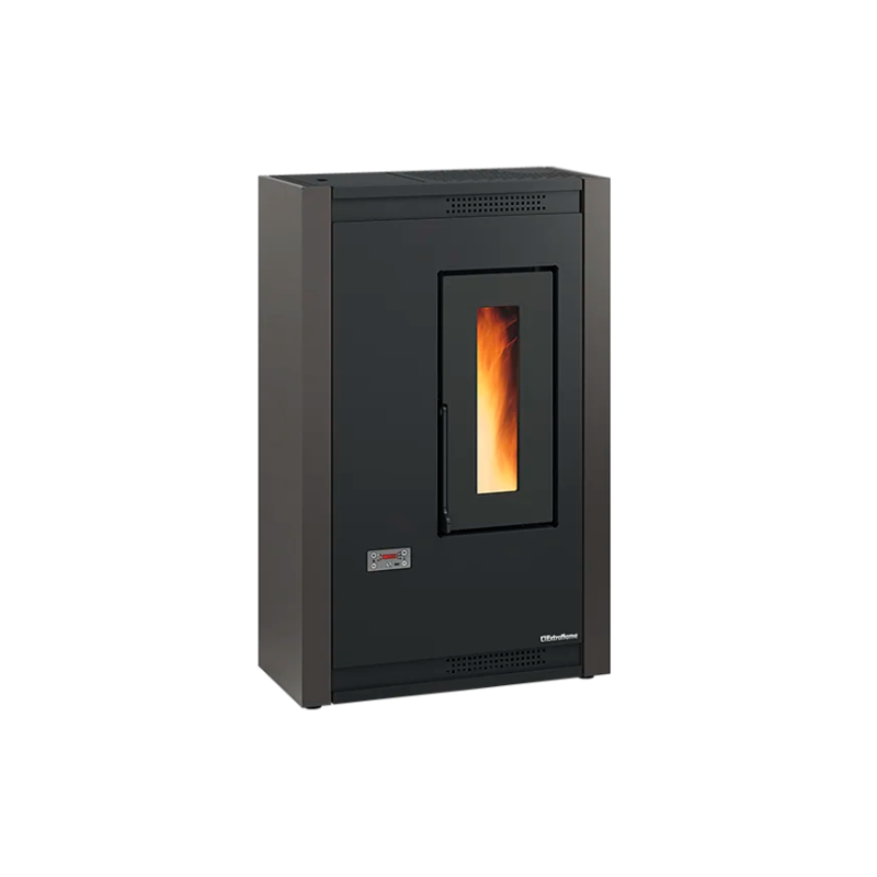 Poêle à granulés extra plat Extraflame Luisella 5.0 5 kW avec réservoir 10 kg