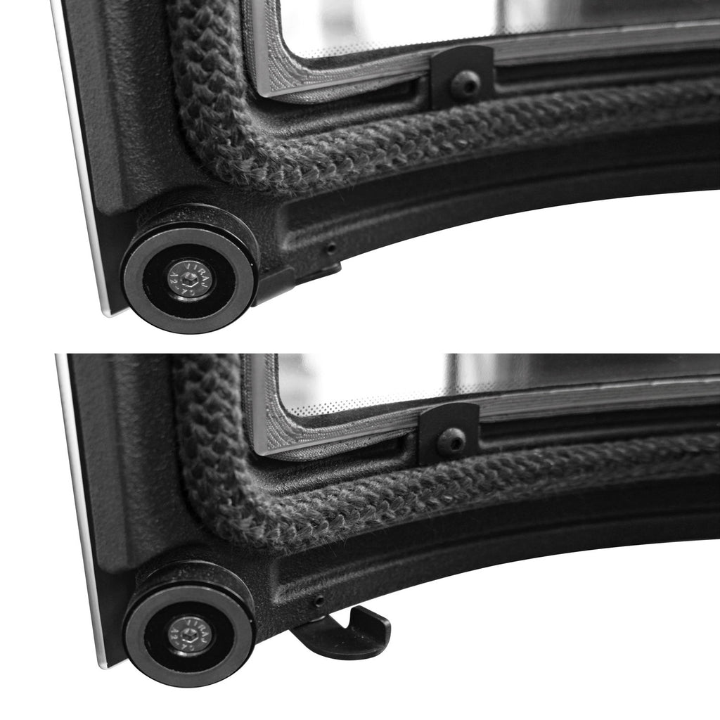 Poêle à bois Lotus Maestro 152 Noir/Calcaire – Évacuation des fumées par le haut – image 4