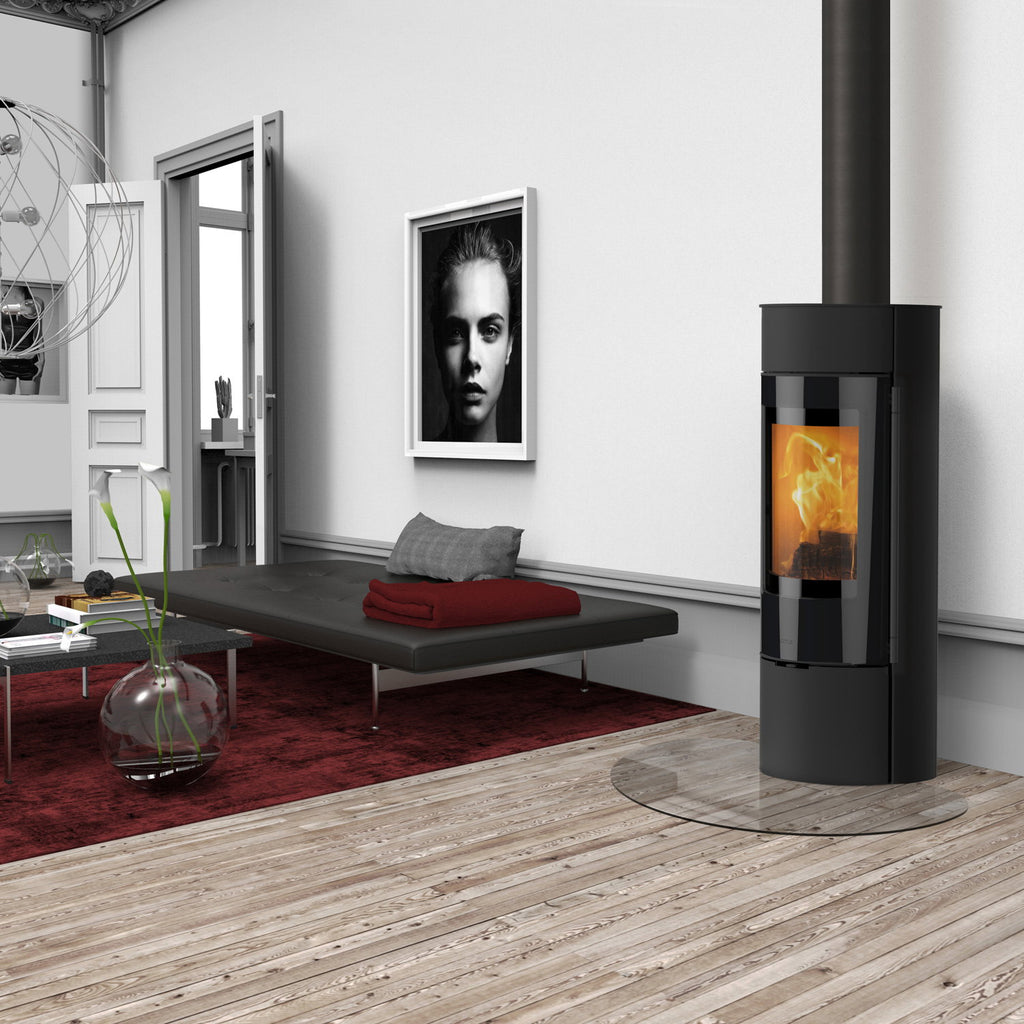 Poêle à bois Lotus Prestige Magic 40 noir 5 kW