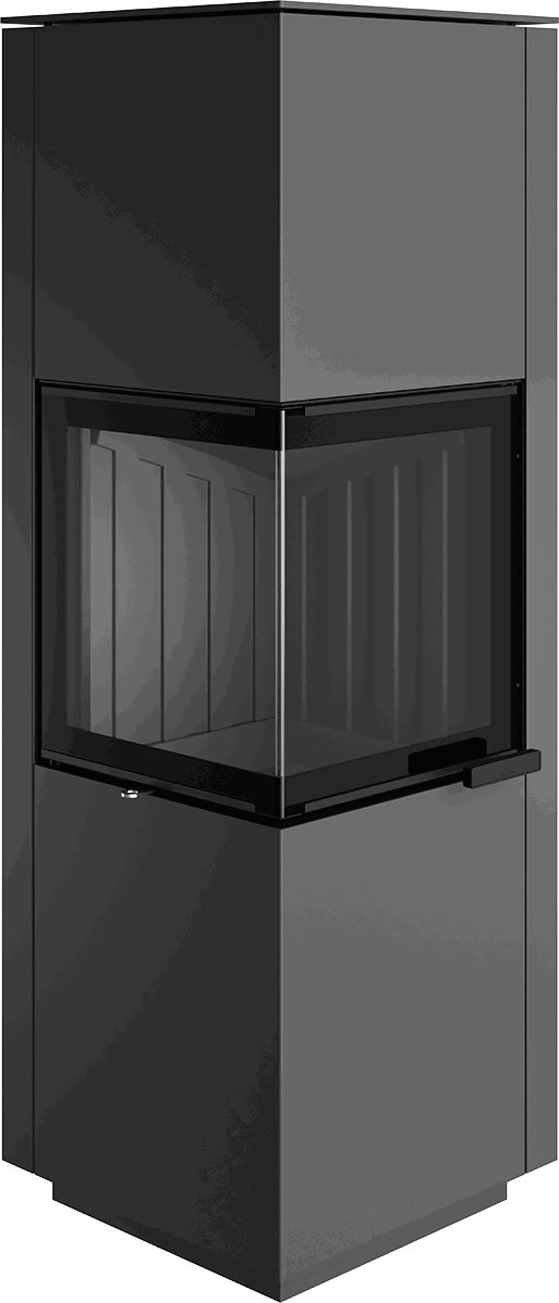 Poêle à bois Spartherm Piko H₂O avec vitre en L – 10,3 kW – image 4