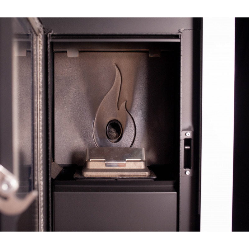 Poêle à granulés ETNA Luxe Cayenne 14 kW avec réservoir 23 kg et rendement 94,76 %