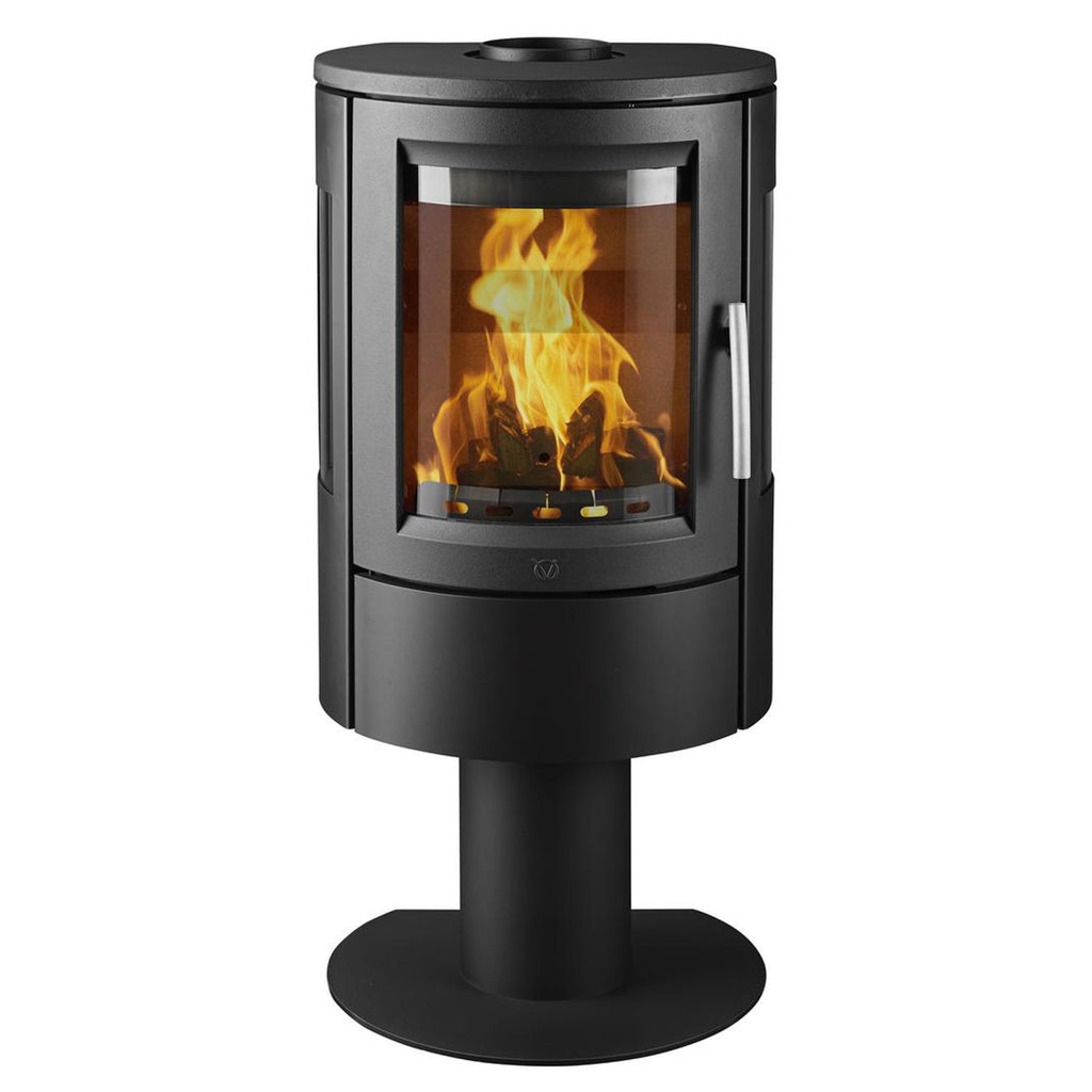 Poêle à bois Varde Ovne Nice Air acier noir 6,2 kW