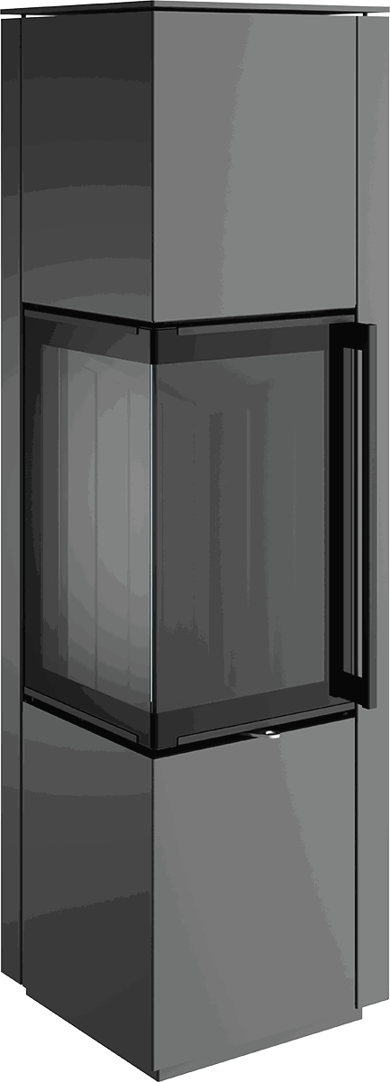 Poêle à bois Spartherm Piko L avec vitre en L 7,7 kW