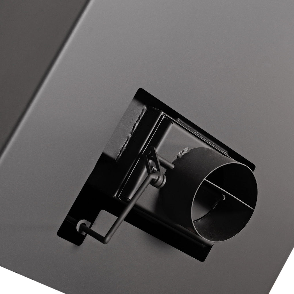 Poêle à bois Aquaflam Vario Saporo Manuel Gris avec échangeur de chaleur 11/5 kW - image 4