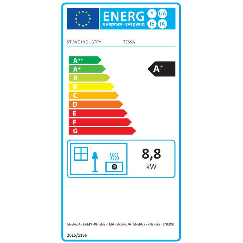 Poêle à granulés extra-plat Interstoves Tessa 8,8 kW - image 4