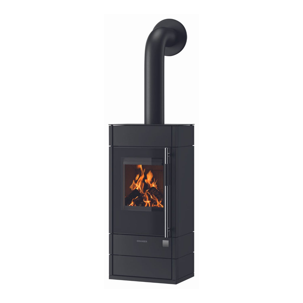 Poêle à bois Oranier Teja acier noir 6 kW
