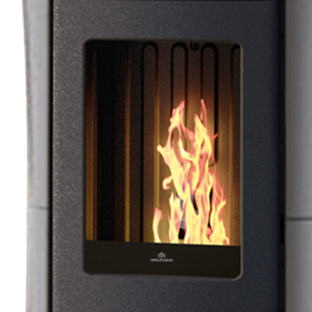 Poêle à granulés Edilkamin Dania 6 AT Top – Acier gris – 6 kW