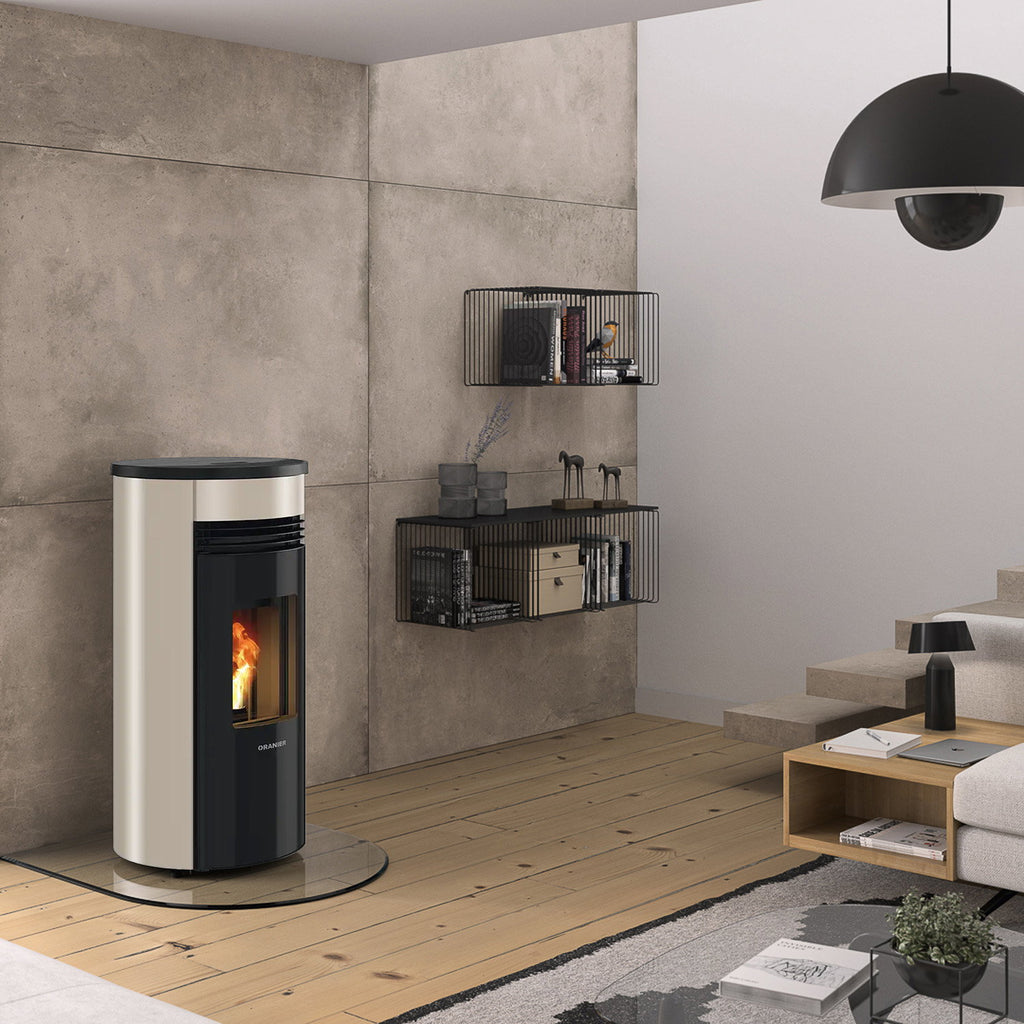Poêle à granulés Oranier Sando 50 taupe 8 kW