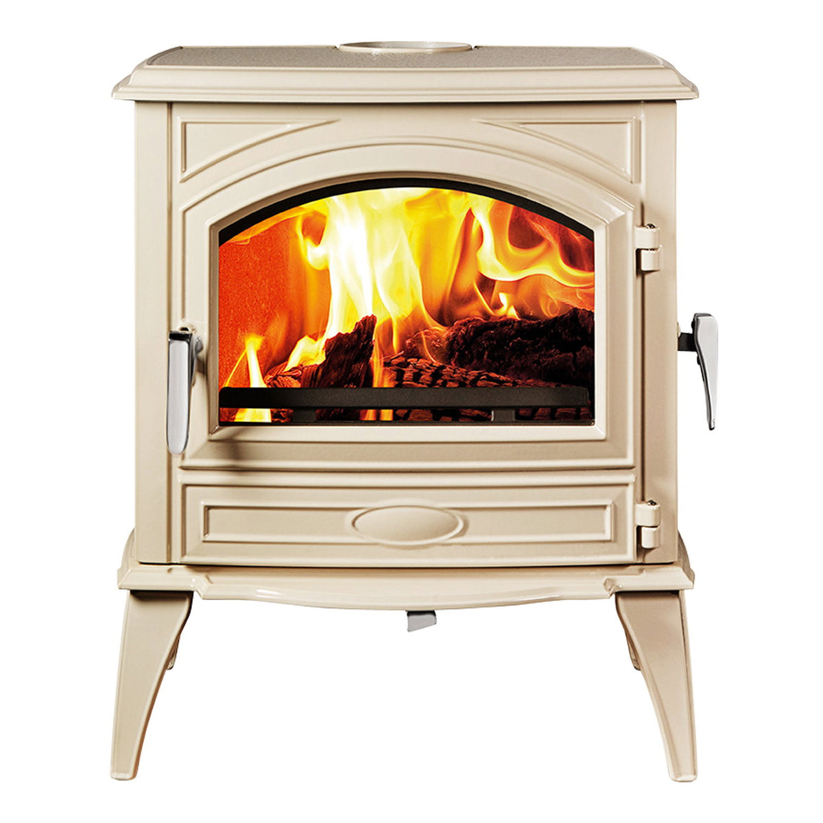 Poêle à bois Dovre 760 WD en fonte émaillée crème 11 kW