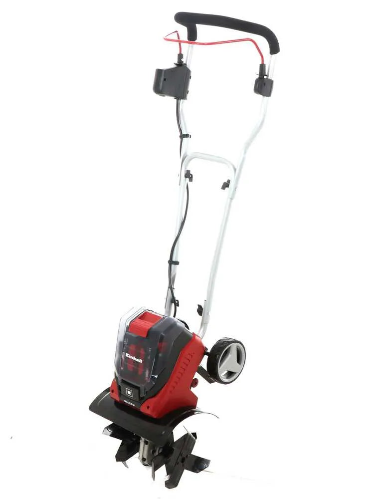 Einhell GE-CR 30 Li — Motobineuse à batterie 36 V (2 x 18 V 5,2 Ah) avec roues