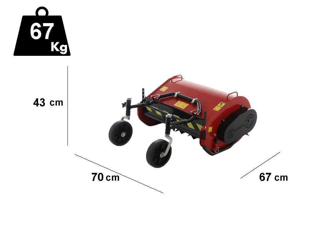 Broyeur série lourde 60 cm pour motoculteur 2 roues – minimum 8 CV