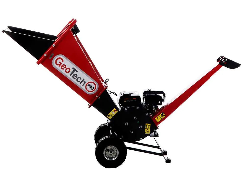 GeoTech Pro PCS 50 L - Broyeur de branches thermique - Loncin 6,5 CV