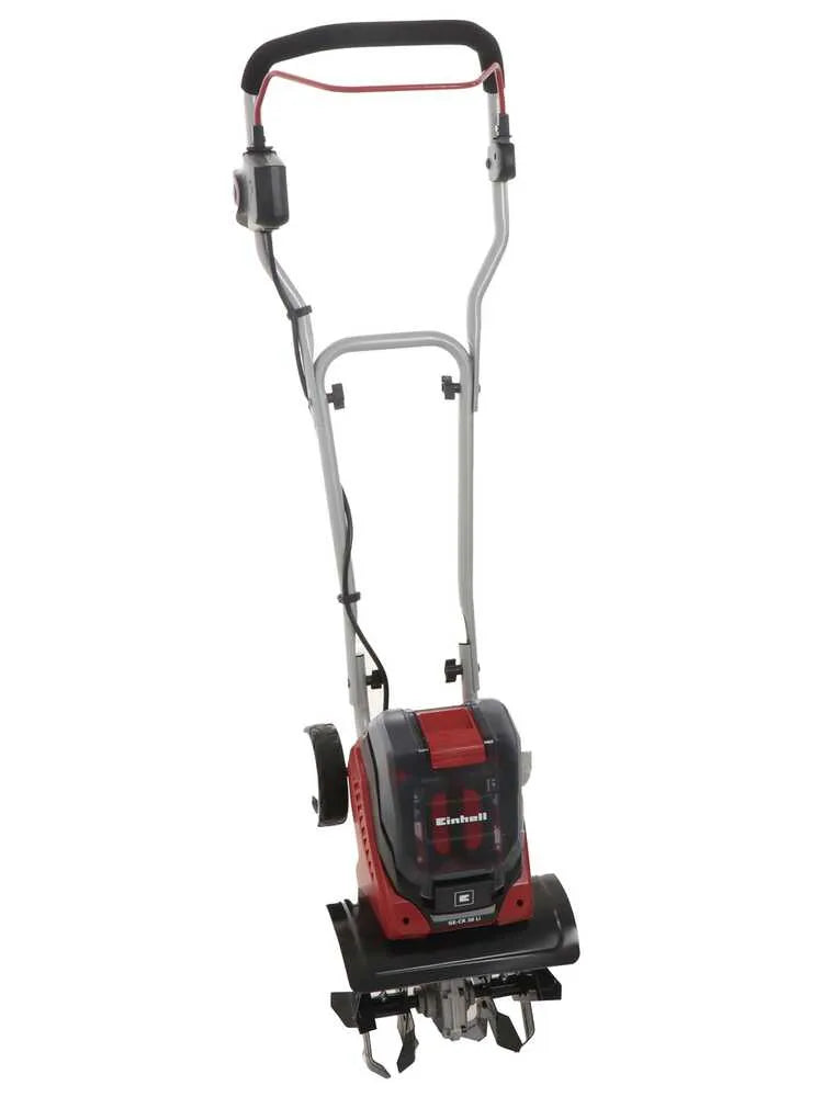 Einhell GE-CR 30 Li — Motobineuse à batterie 36 V (2 x 18 V 5,2 Ah) avec roues