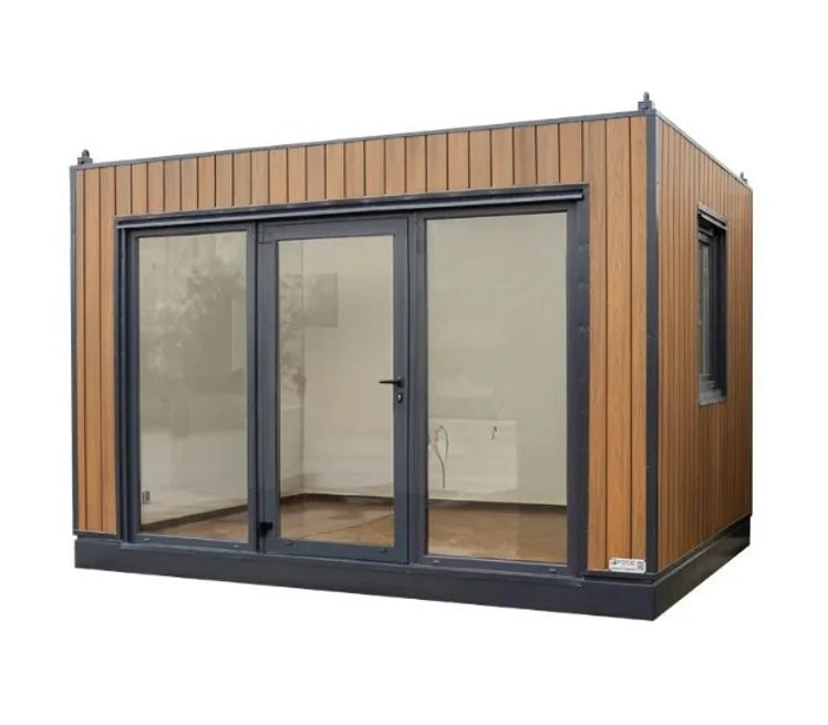 Bureau modulaire Berlin 4 × 3 m neuf – Isolation 100 mm – Finition bois