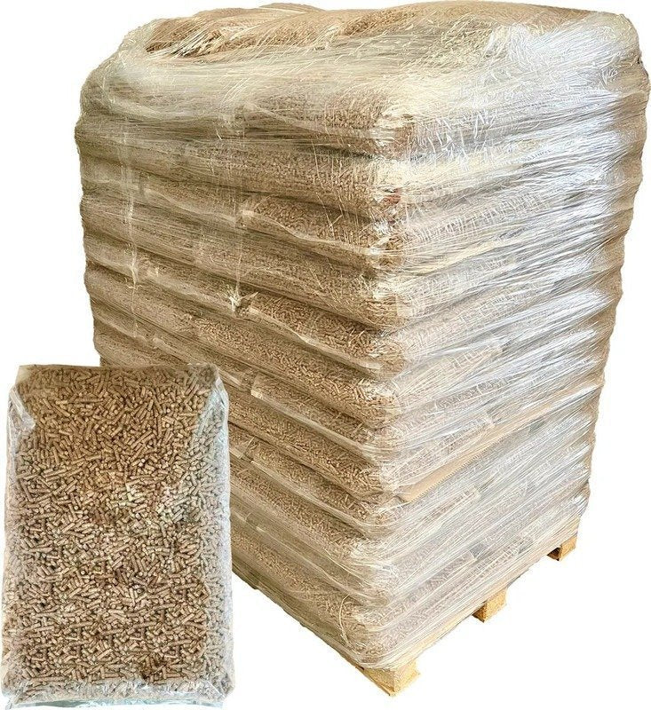 Granulés de bois de chêne 6 mm PINI – Palette de 1 020 kg