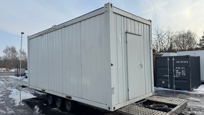 Bureau Container d’Occasion 20 Pieds – 6,06 × 2,44 m avec Isolation, Chauffage et Installation Électrique