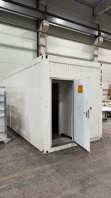 Bureau Container d’Occasion 20 Pieds – 6,06 × 2,44 m avec Isolation, Chauffage et Installation Électrique