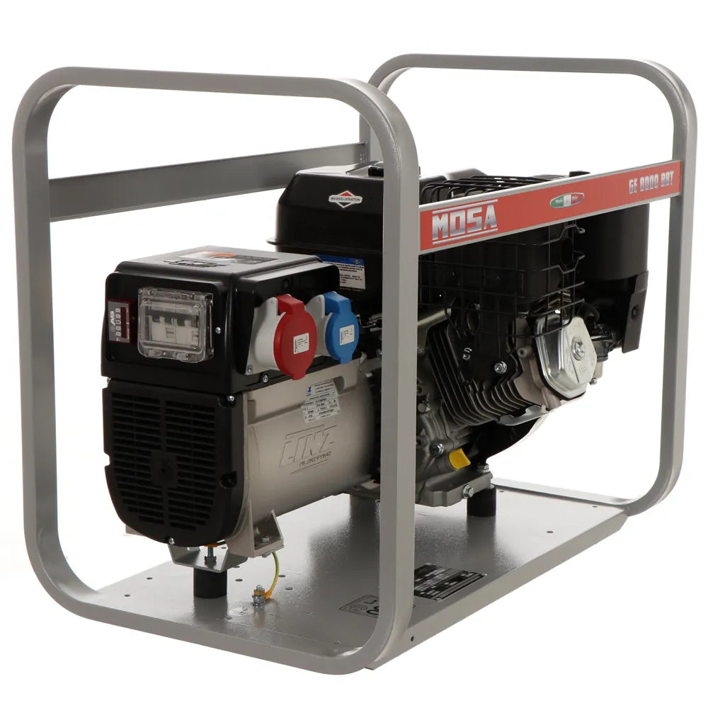 MOSA GE 8000 BBT groupe électrogène essence triphasé moteur Briggs & Stratton