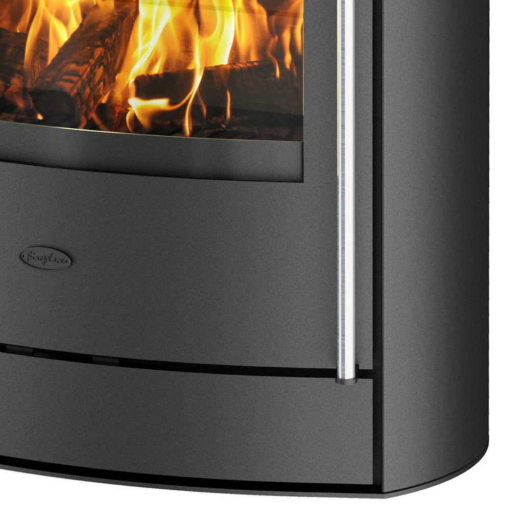 Poêle à bois Fireplace Adamis K6350 acier noir 7,5 kW