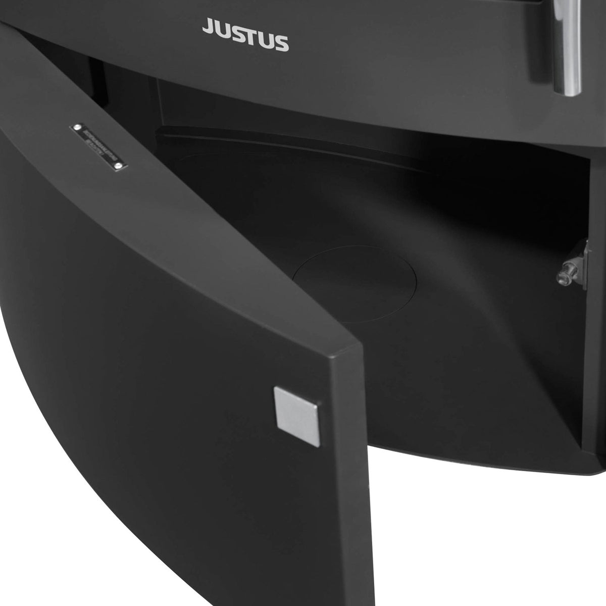 Poêle à bois Justus Agero W+ en acier noir et pierre ollaire 7 kW - image 5