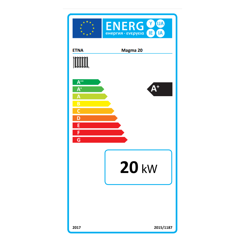 Chaudière à bois ETNA MAGMA 20 kW – Classe énergétique A+ – image 5