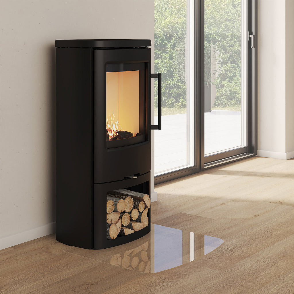 Poêle à bois TermaTech TT44 acier noir 4,8 kW