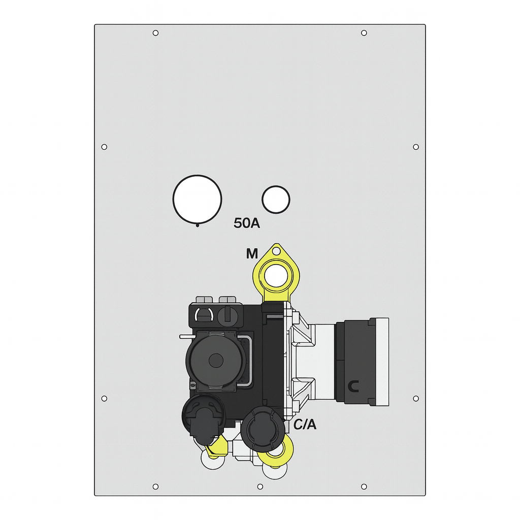 Edilkamin Blade H 23 Evo acier blanc mat avec kit R-FX – image 5
