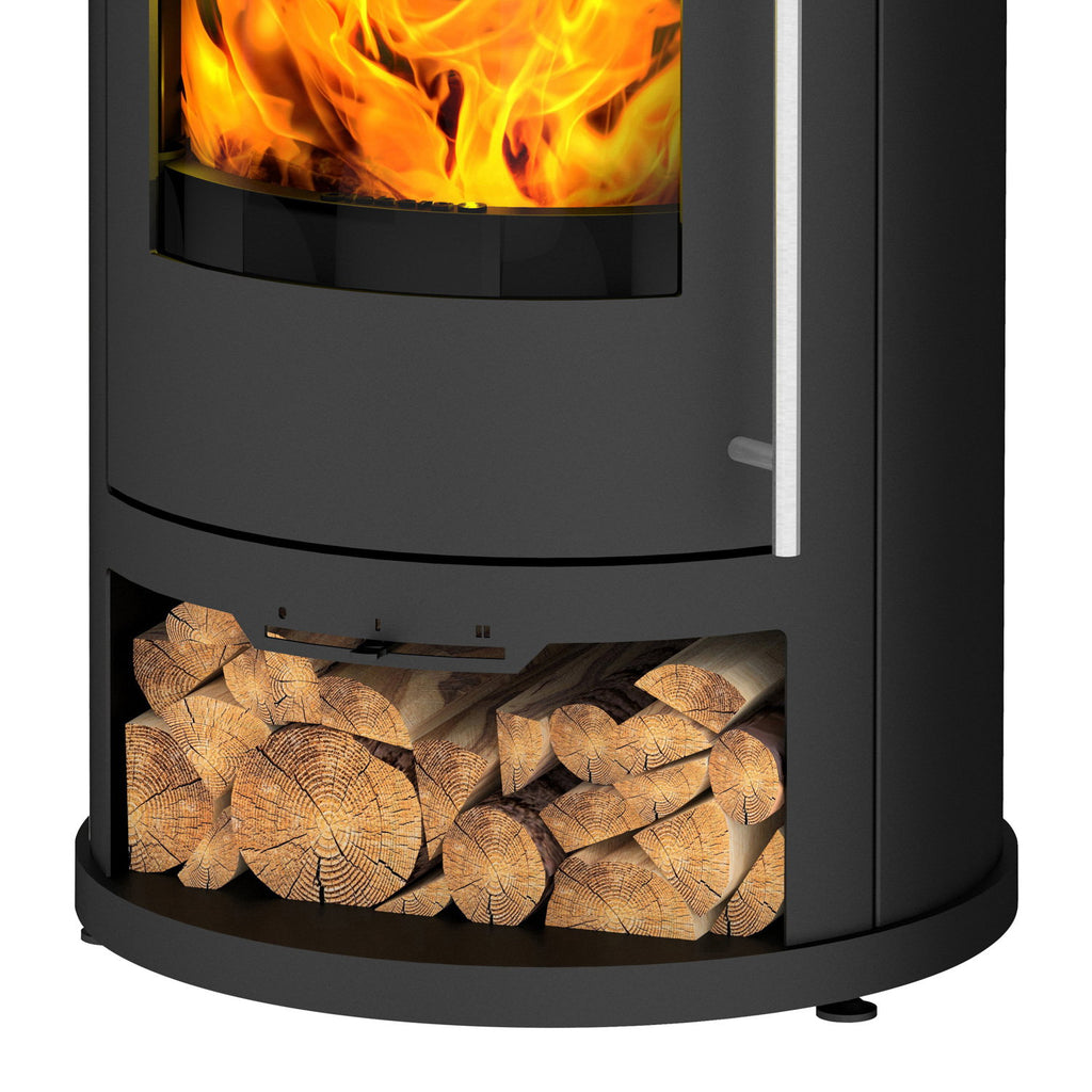 Olsberg Salado Compact 237951 – Poêle à bois en acier noir 6 kW
