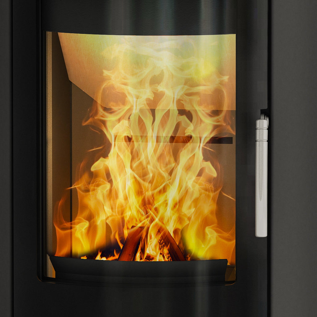 Poêle à bois Fireplace Elite Kobe céramique noire 6 kW