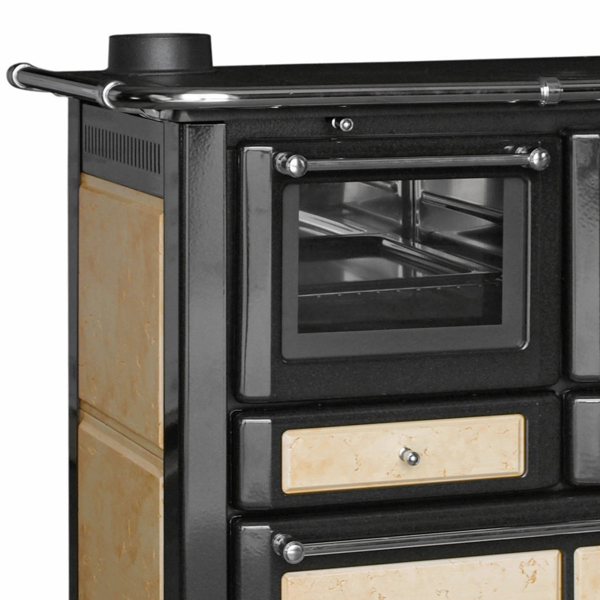 Poêle de cuisine Wamsler K 85 F Céramique Antique avec Four à Gauche 6 kW - image 5