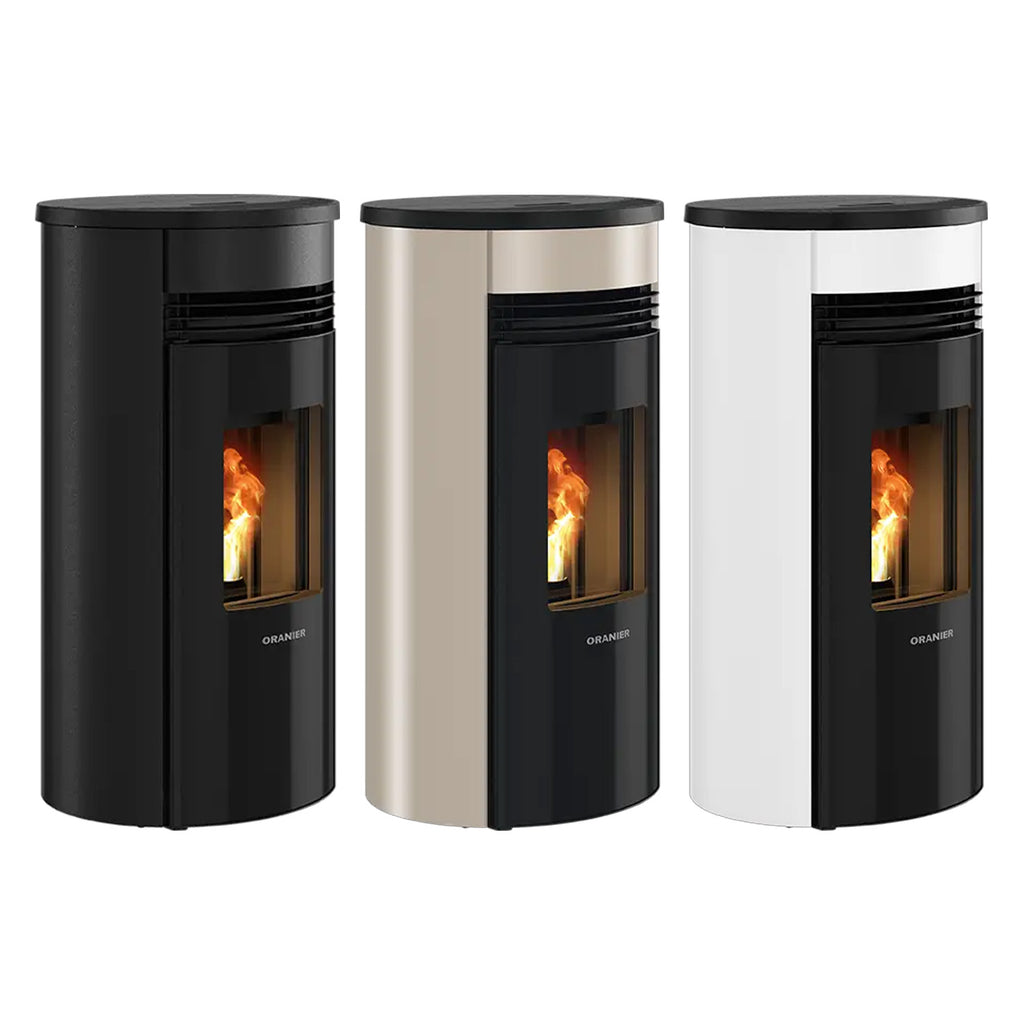 Poêle à granulés Oranier Sando 50 acier noir 8 kW