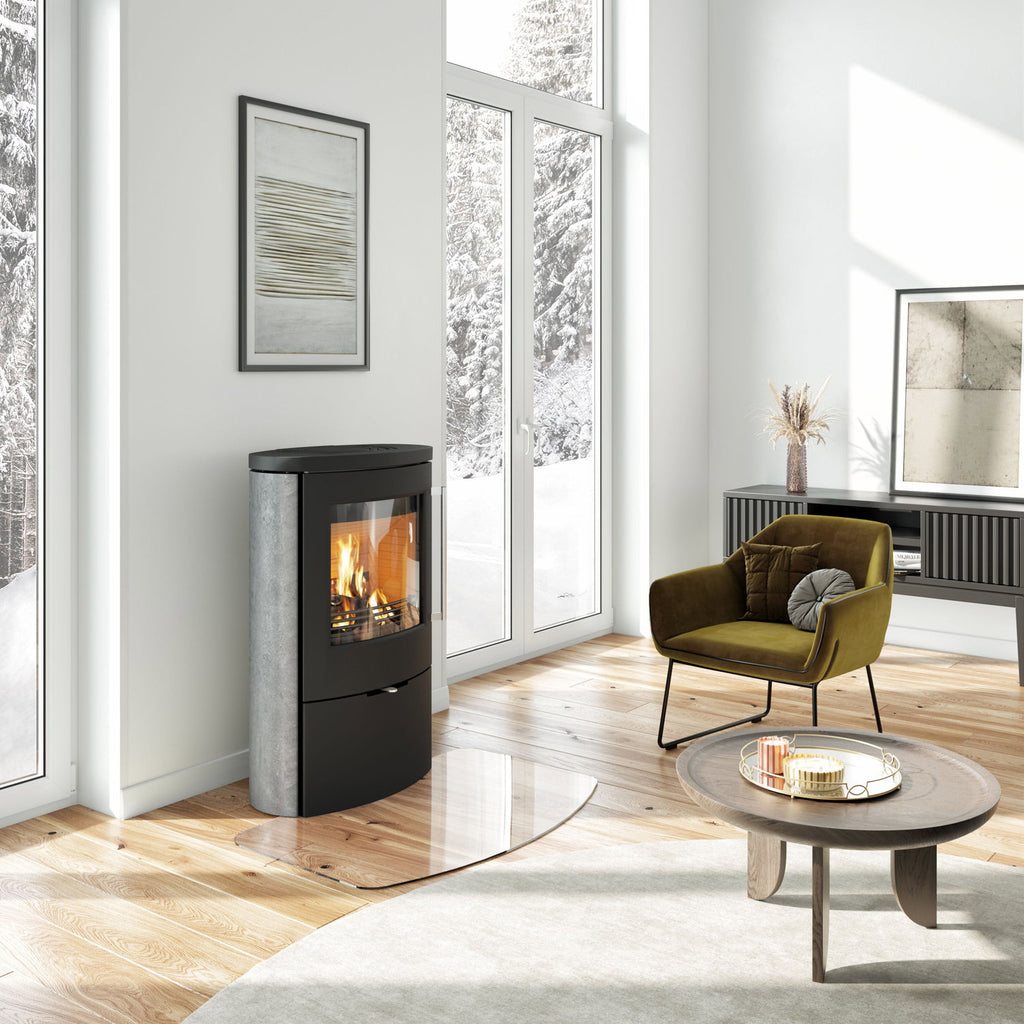 Poêle à bois TermaTech TT80RLS acier noir 5,5 kW — image 5