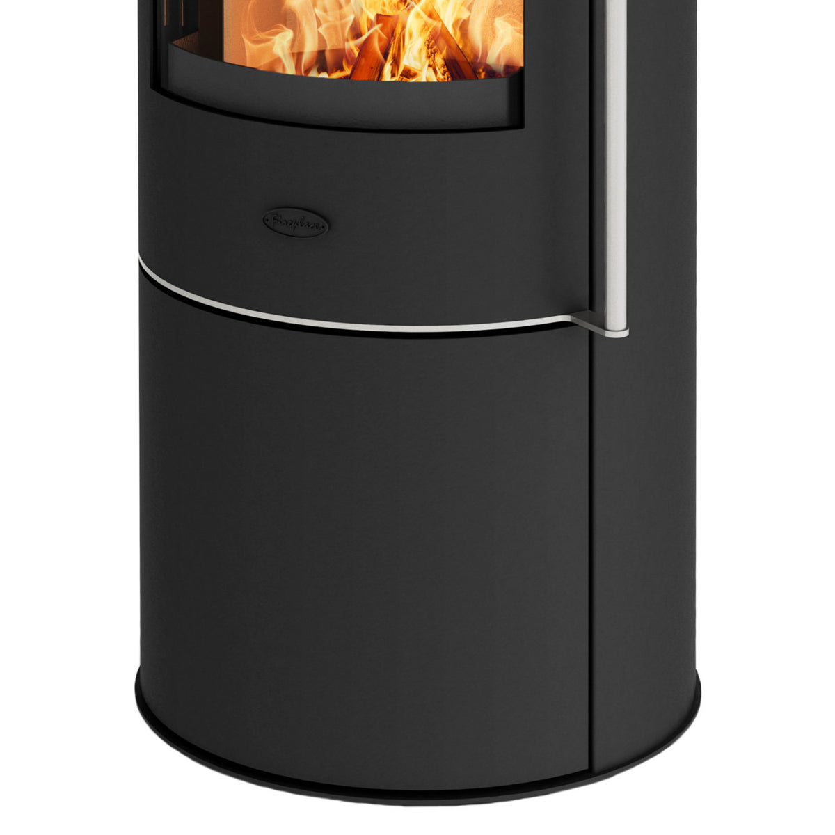 Poêle à bois Fireplace Elite Toronto E6024 acier noir et plaque céramique 5,5 kW