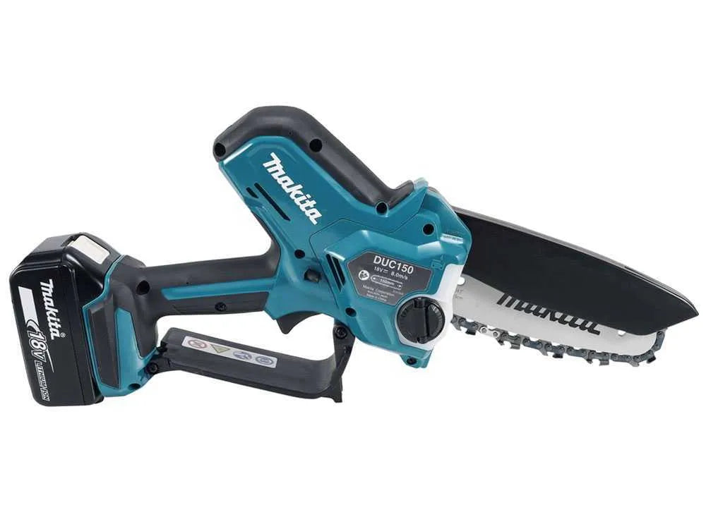 Makita DUC150ZJ LXT – Élagueuse sur batterie 18 V – Batterie 3 Ah – Guide 15 cm – photo 8