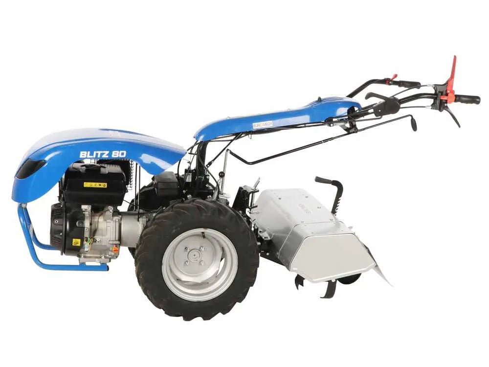EuroMech BLITZ 80 motoculteur essence Yagmur R390 13 CV avec fraise 75 cm et attelage rapide HBS