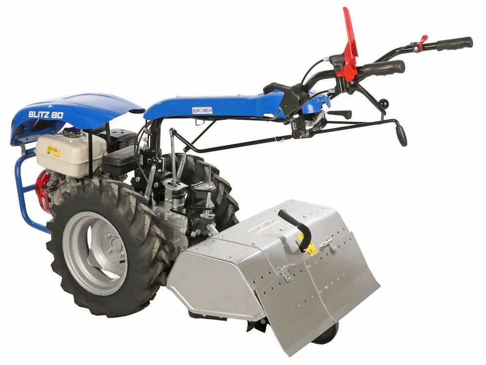 EuroMech BLITZ 80 Motoculteur essence Honda GX270 9 CV avec fraise 75 cm et attelage rapide HBS
