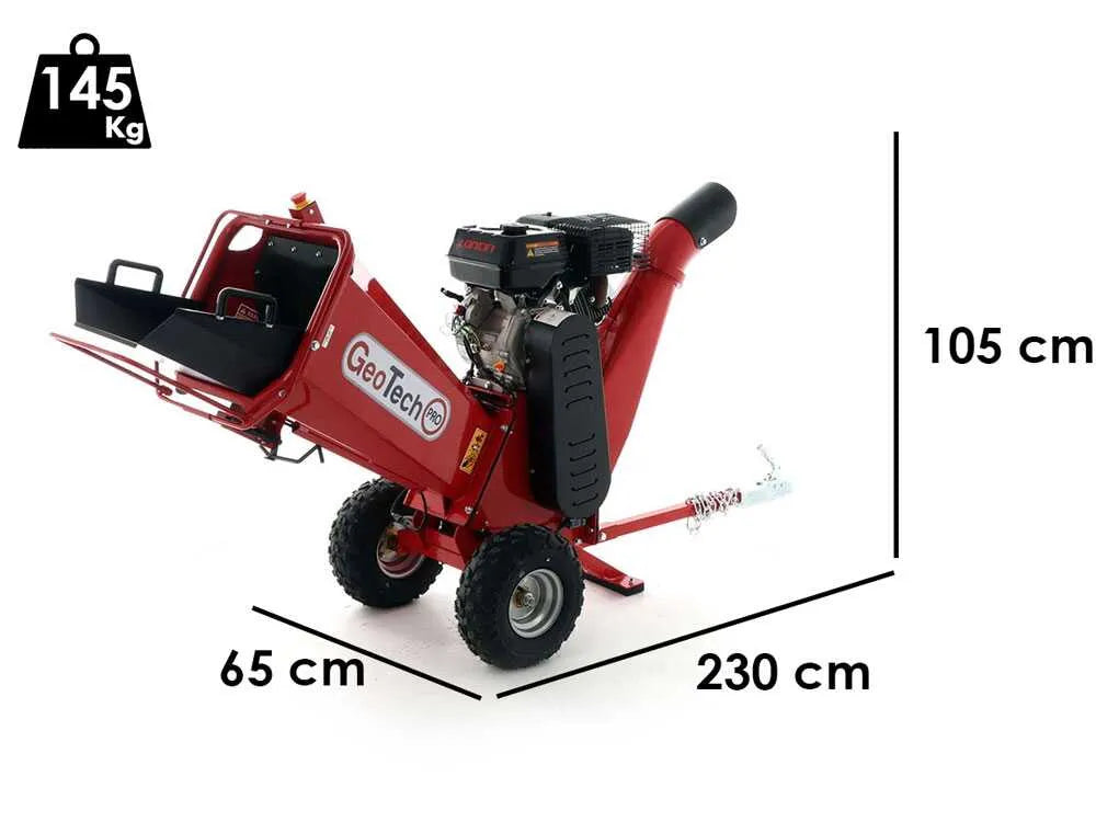 GeoTech Pro PCS 90 L - Broyeur thermique professionnel - Moteur Loncin G270F - photo 3