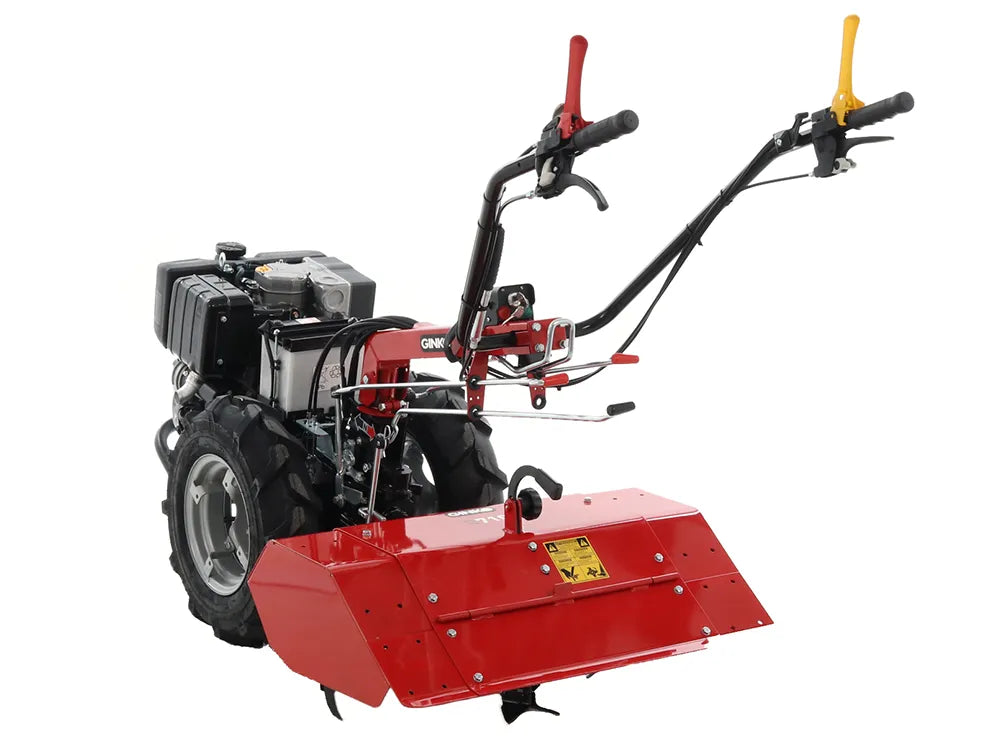 Motoculteur diesel GINKO R710 EKO Kohler KD15-440 avec démarrage électrique et essieu différentiel