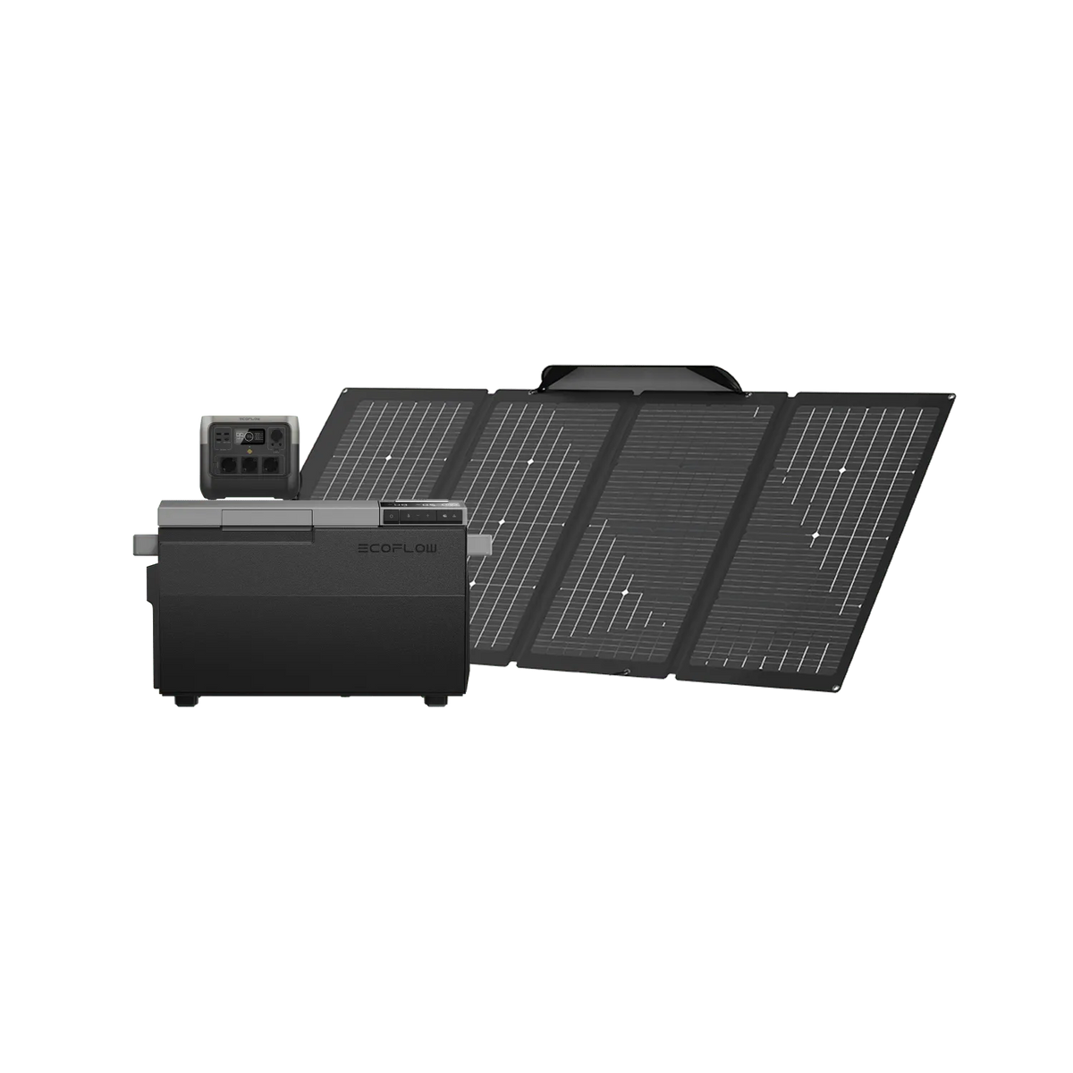 Pack EcoFlow GLACIER 38 litres avec station électrique RIVER 2 Pro et panneau solaire bifacial 220 W