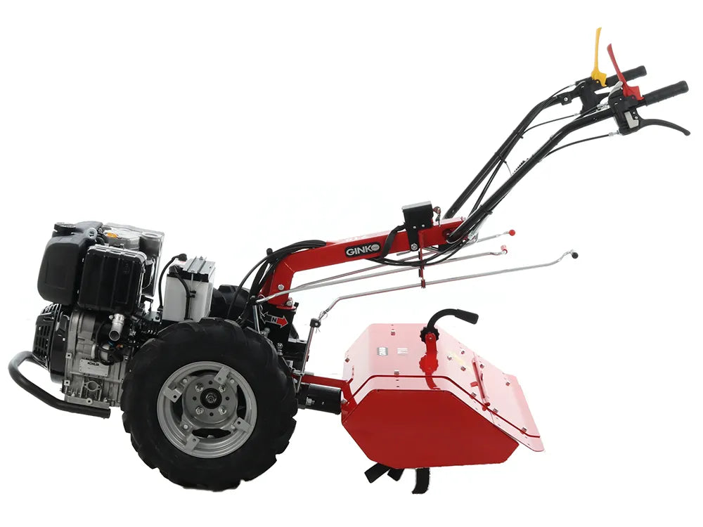 Motoculteur diesel GINKO R710 EKO Kohler KD15-440 avec démarrage électrique et essieu différentiel