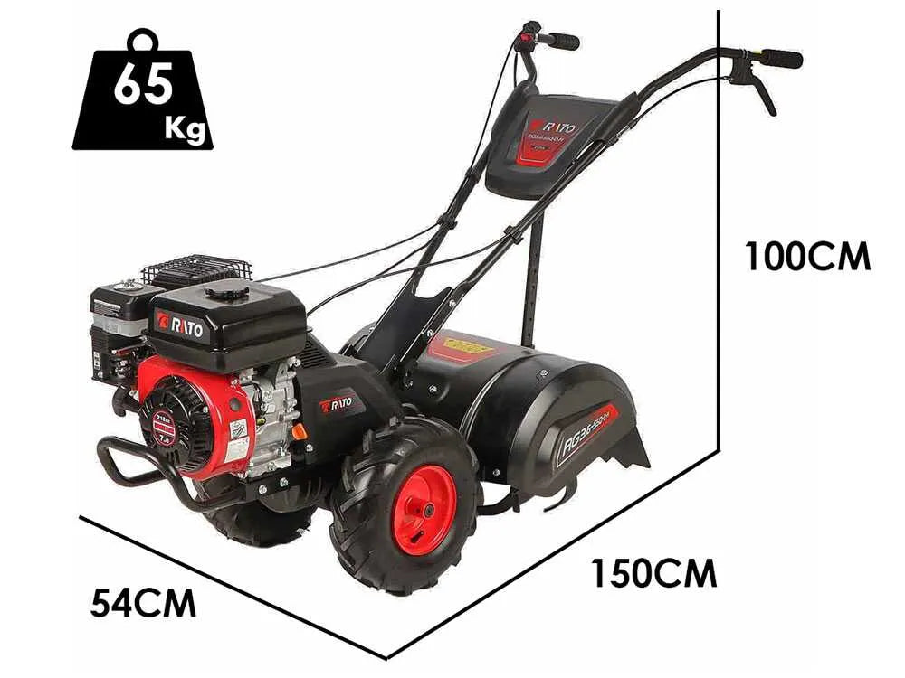 Motoculteur essence Rato Multipower RG3.6-55Q-D-H avec moteur Rato R210 7CV et fraise 50 cm