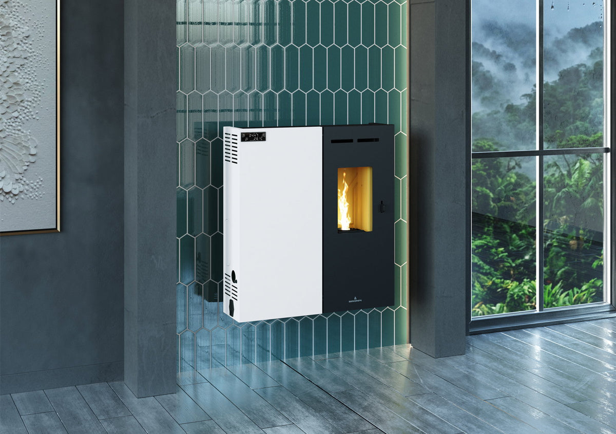Poêle à granulés Bronpi MINERVA-SLIM 6,7 kW