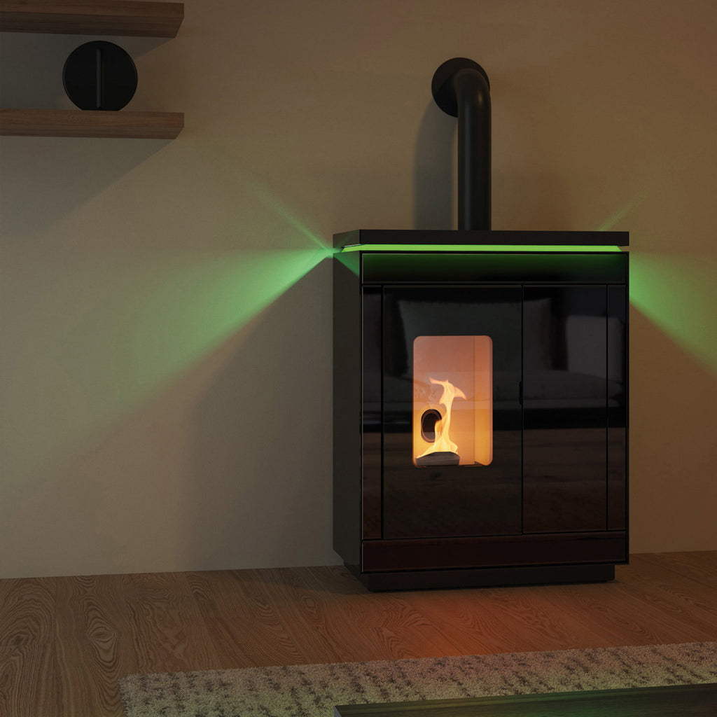 Poêle à granulés Olsberg Epana 6 kW – verre noir