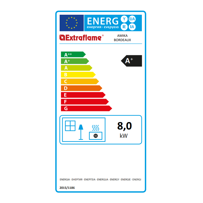 Poêle à granulés étanche Extraflame Amika 8 kW - image 6