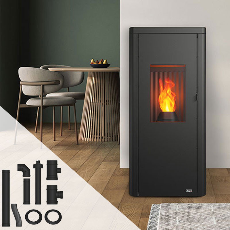 Poêle à granulés étanche ETNA Luxe Ottimo Silenzio 9,2 kW - image 6